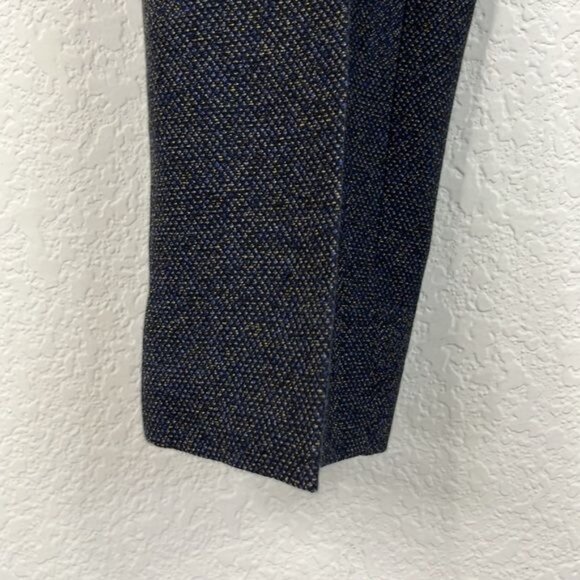 ETRO Tweed Trousers Flat Front Pants Slacks - Picture 4 of 10